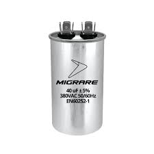 CAPACITOR PERMANENTE ALUMINIO 40UF 380V 3 POLOS