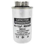 CAPACITOR PERMANENTE ALUMINIO 40 + 1,5UF 380V 3 POLOS